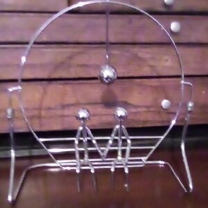 Perpetual Motion Vintage Moving  Ball Bearing Swing .